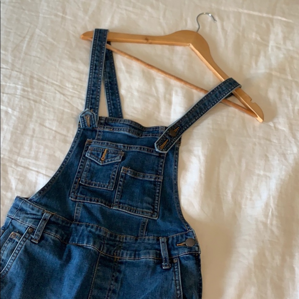 Skinny jeans overalls